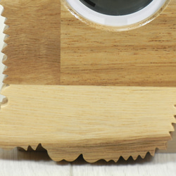 デジタル温・湿度計（時計付）アメリカン・コッカー・スパニエル【木製（アカシア集成材）】（置き・掛け兼用） 14枚目の画像