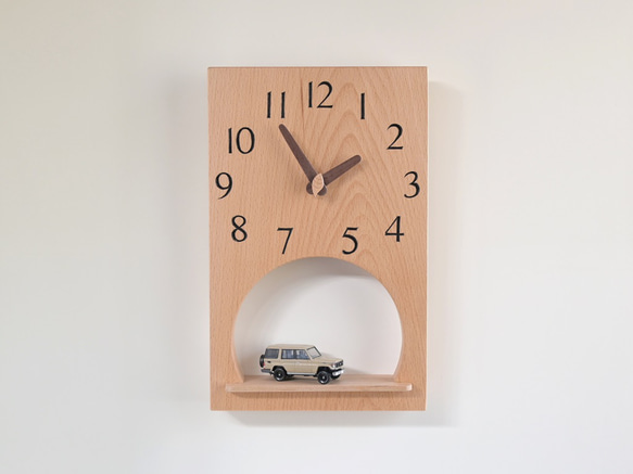 原木のハンドメイド卓上時計 とまり木の時計 - CASA - レムノス オンラインストア【公式】Lemnos