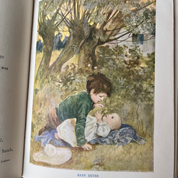 英国で出会った♪ アンティークの大型絵本 1910年代「A CHILD’S POSY」童謡/詩集 11枚目の画像