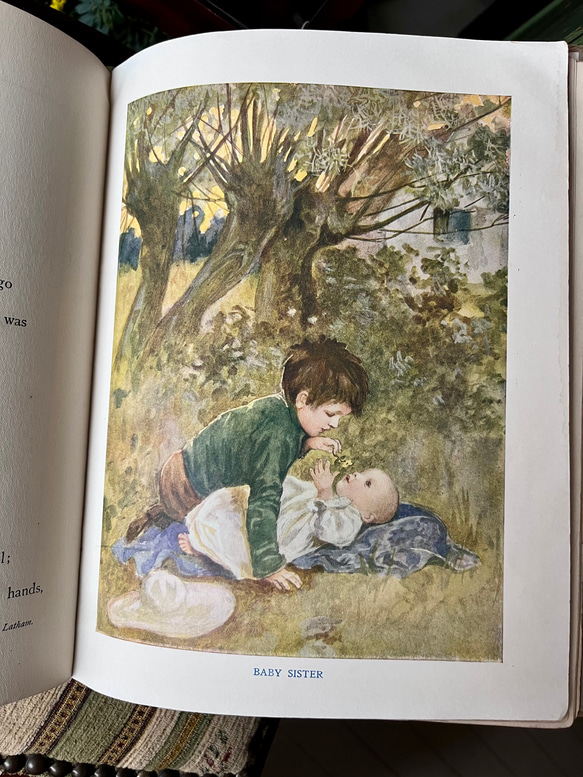 英国で出会った♪ アンティークの大型絵本 1910年代「A CHILD’S POSY」童謡/詩集 11枚目の画像