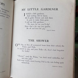 英国で出会った♪ アンティークの大型絵本 1910年代「A CHILD’S POSY」童謡/詩集 9枚目の画像