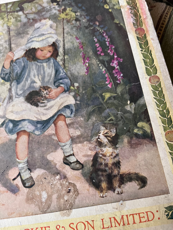 英国で出会った♪ アンティークの大型絵本 1910年代「A CHILD’S POSY」童謡/詩集 2枚目の画像