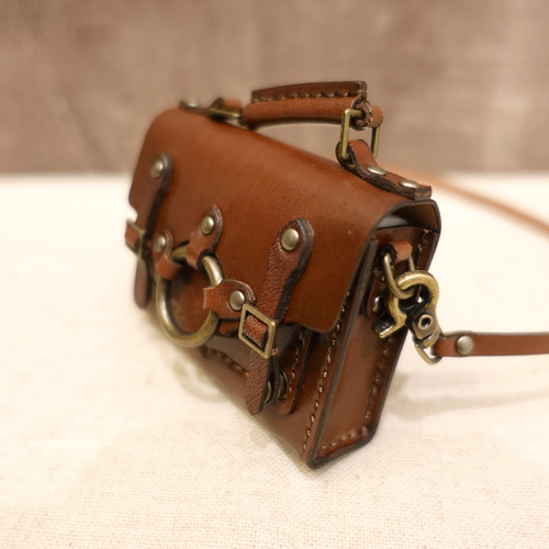 受注生産] 1/3ドール 2wayスチームパンク レザーバッグ 本革 その他