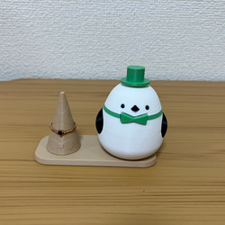 シマエナガのアクセサリースタンド 3枚目の画像