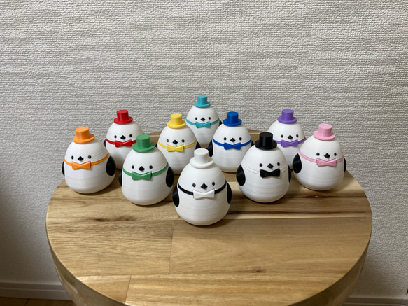 シマエナガのアクセサリースタンド 5枚目の画像