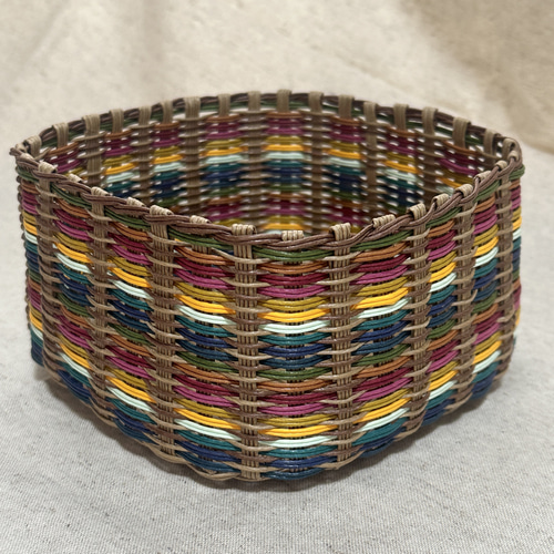 バスケット 小物入れ エコクラフト 紙バンド 新生活 インテリア