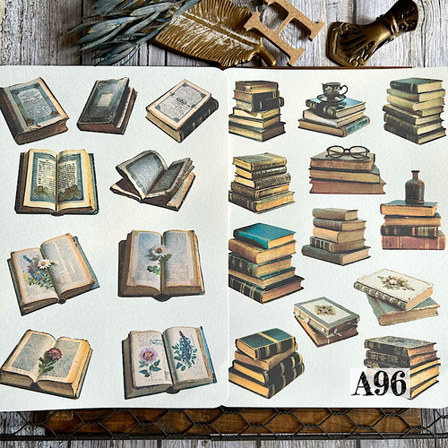 コラージュジャーナル*『』 ジャンクジャーナル解説 Junk Journal Flip Through - YouTube