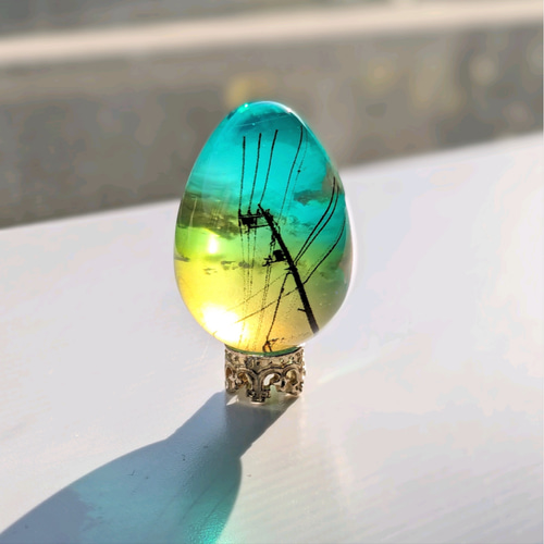 5000で送料無料】空レジン《かたわらの日常・静謐》レジン/オブジェ/雲