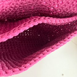 文化創造がピンクのサイドショルダーバッグに桃の花を添える 5枚目の画像