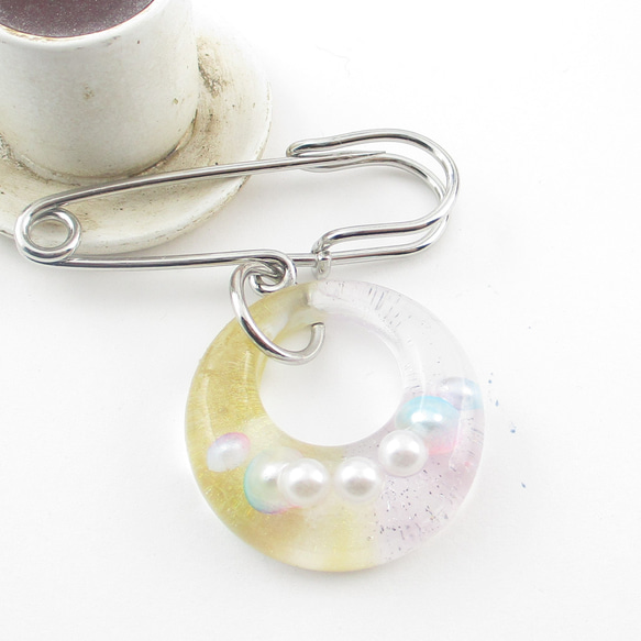 カッパドキアのキャロラインは、クォーツに魅了され、どこかとろけそうです♪<カブトピンブローチ>SB1026 2枚目の画像