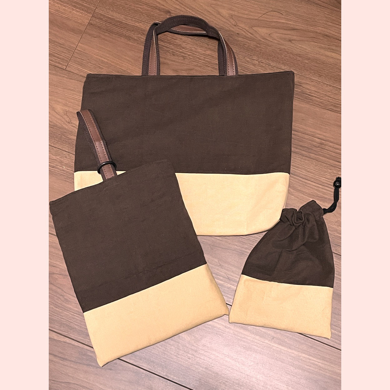 【入園入学バッグ3点セット】シンプルシリーズ