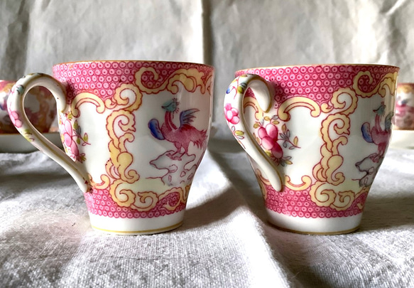 England vintage MINTON コーヒー・カップ＆ソーサー 7枚目の画像