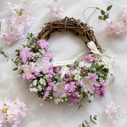 ラナンキュラスのピンクハーフリース ラナンキュラスのハーフリース