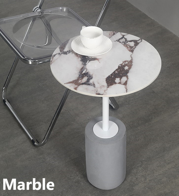 コンパクトなサイドテーブル 北欧 スレート天板 おしゃれ インテリア シンプル モダン スタイリッシュ ch-1049 6枚目の画像