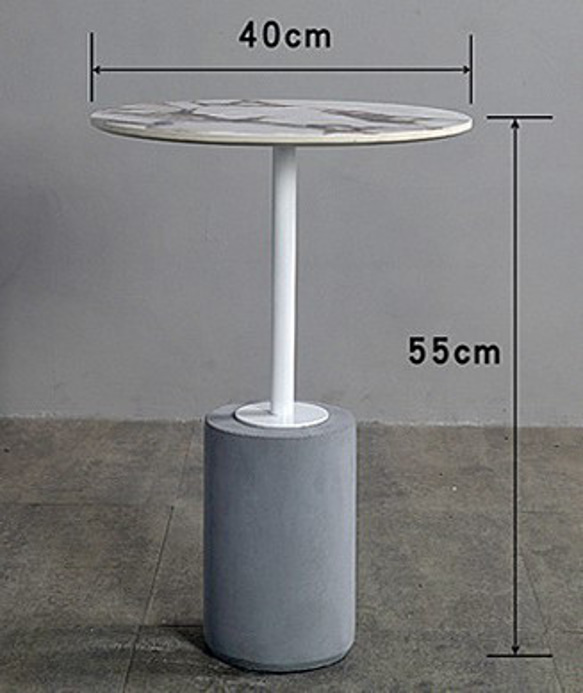 コンパクトなサイドテーブル 北欧 スレート天板 おしゃれ インテリア シンプル モダン スタイリッシュ ch-1049 9枚目の画像
