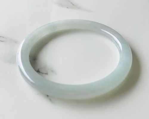 B2010-034】ジェイド 翡翠 ヒスイ バングル ミャンマー産