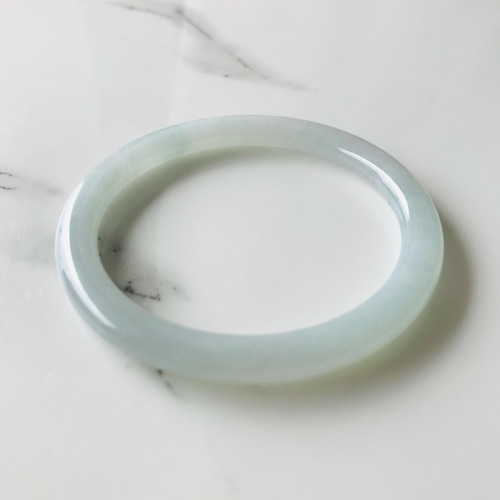 B2010-034】ジェイド 翡翠 ヒスイ バングル ミャンマー産