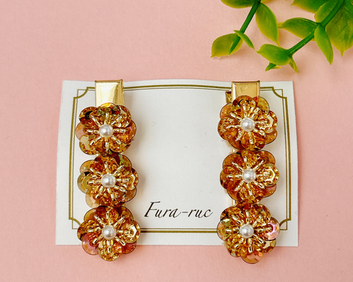 Sサイズ ヘアクリップ マロンカラー ヘアクリップ・バナナクリップ