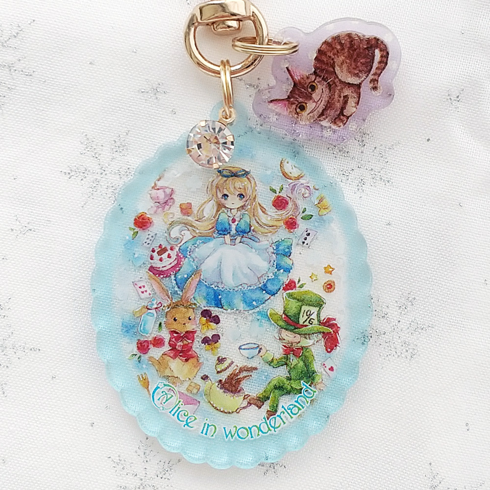 アリスのアクリルキーホルダー キーホルダー LunaRoom 通販