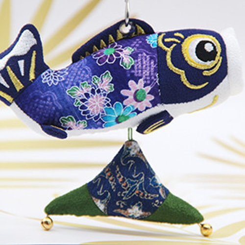 鯉のぼり こいのぼり 天然木製台付 ふわふわ 端午の吊るし飾り
