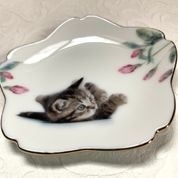 桜と子猫の小皿　その5 2枚目の画像