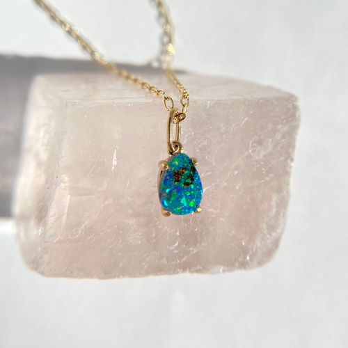 ぽー　フルオーダーボルダーオパールネックレス ボルダーオパールネックレス – NUDGE jewelry