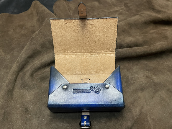 箱型タロットケース -Fool- mini ゴシックブルー 2枚目の画像