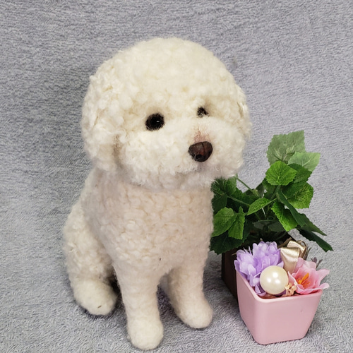 まるるさま専用 羊毛フェルト オーダー 「リアルで可愛いワンちゃん」 羊毛フェルト オーダー 「リアルで可愛いワンちゃん」額飾り