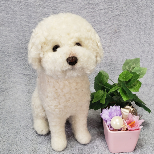 羊毛フェルト ビーグル わんちゃん 犬 デフォルメ 可愛い ハチ