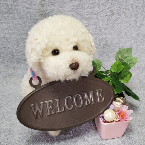 羊毛フェルトオーダー制作専門・ぬいぐるみ・わんちゃん オーダーメイド 羊毛フェルト わんちゃん お写真から制作 手作り