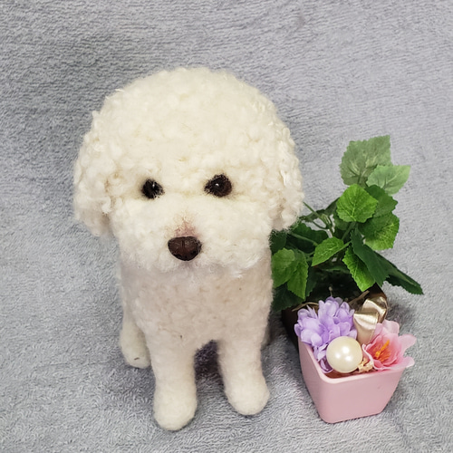 羊毛フェルト オーダー 「リアルで可愛いワンちゃん」 トイ