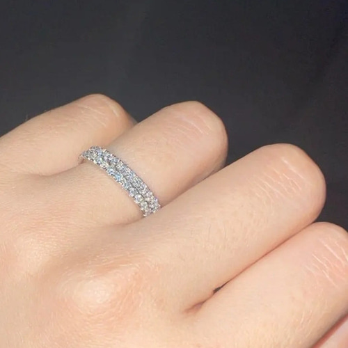 フルエタニティリング 2mm モアッサナイト モアサナイト リング