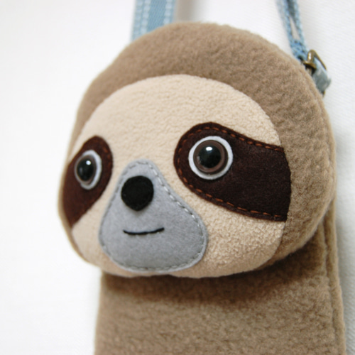 ナマちゃんのスマホバッグ ナマケモノ なまけもの ぬいぐるみ