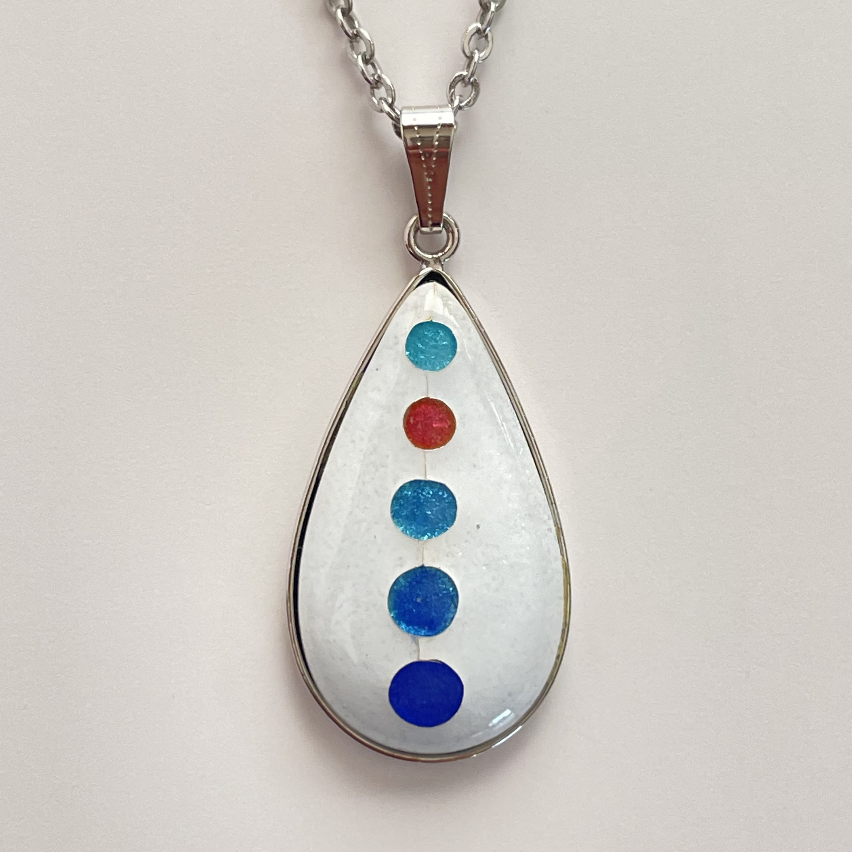 七宝焼＊しずく型ペンダント