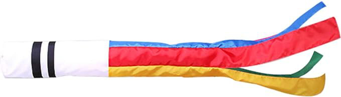 鯉のぼり こいのぼり 五色吹流し 4m 单品 庭園