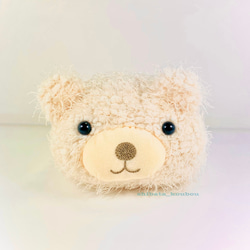 世界に1つだけ 顔無し 茶色 熊ちゃんポーチ 世界に1つだけ 顔無し 茶色