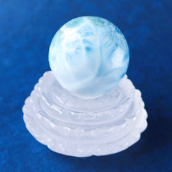 ラリマースフィアA 25mm Larimar Sphere 7枚目の画像