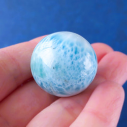 ラリマースフィアA 25mm Larimar Sphere 天然石 BodhiTreeルース