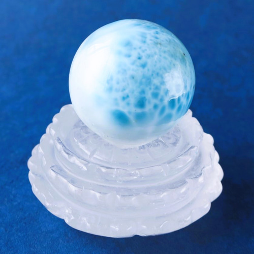 ラリマースフィアA 25mm Larimar Sphere 天然石 BodhiTreeルース