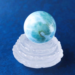 ラリマースフィアA 25mm Larimar Sphere 6枚目の画像