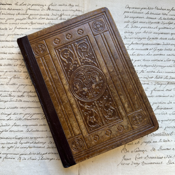 フランス アンティーク 聖書 祈祷書 ミセル ミサ マリア 教会 蚤の市