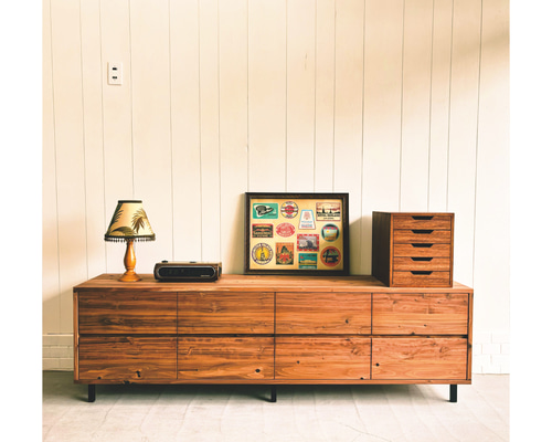 THE 8 DRAWERS ローボード 大量収納 サイズ変更可能 テレビ台