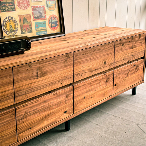 THE 8 DRAWERS ローボード 大量収納 サイズ変更可能 テレビ台