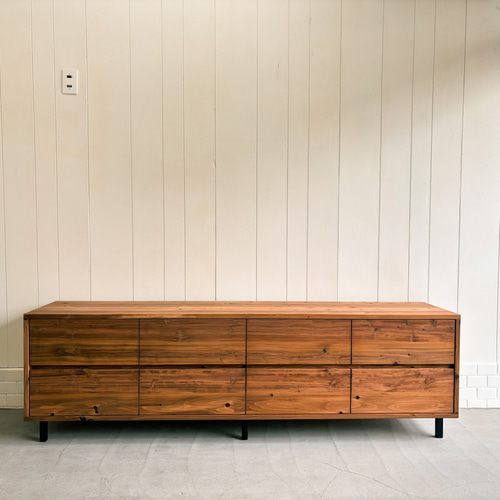 \"ムラウチファニチャー\" 廃盤 vintage ローボード 収納 TV台 楽天市場】テレビ台 ローボード 幅210cm 古材 天然木 レトロ調