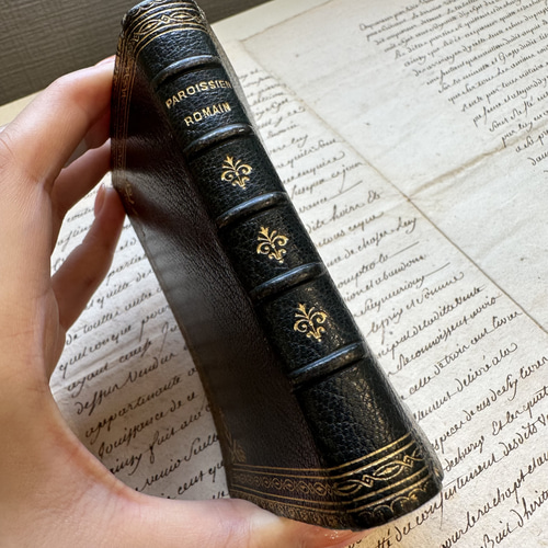 フランス　アンティーク　聖書 Amazon.co.jp: フランスアンティーク missel 聖書 洋書 古書 本