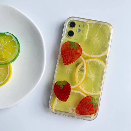 iPhone 16 15 14 ケース 押し果物 シェル スマホケース iPhone