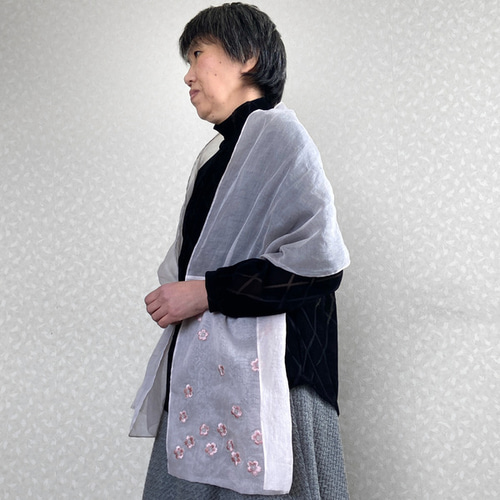 TO BE CHIC麻混ジャケットペールピンク