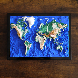 立体世界地図　2Lサイズ 2枚目の画像