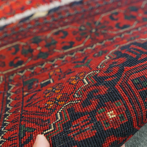 123×84cm【アフガニスタン手織り絨毯 カールモハメディ 123×84cm【アフガニスタン手織り絨毯 カールモハメディ
