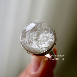 [earth garden quartz]ホワイトガーデンクォーツring 1枚目の画像